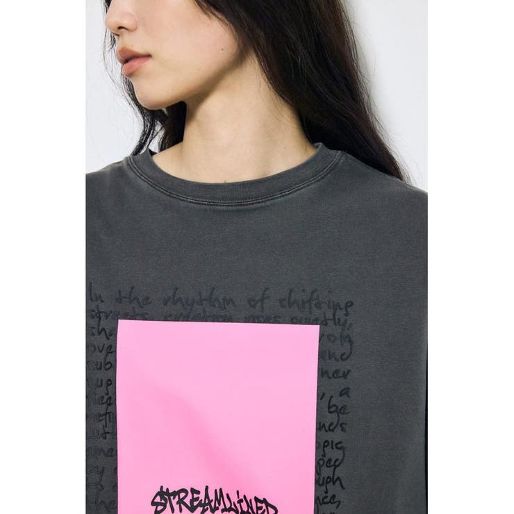 フロントメッセージロゴロンT | AZUL BY MOUSSY | 詳細画像16 