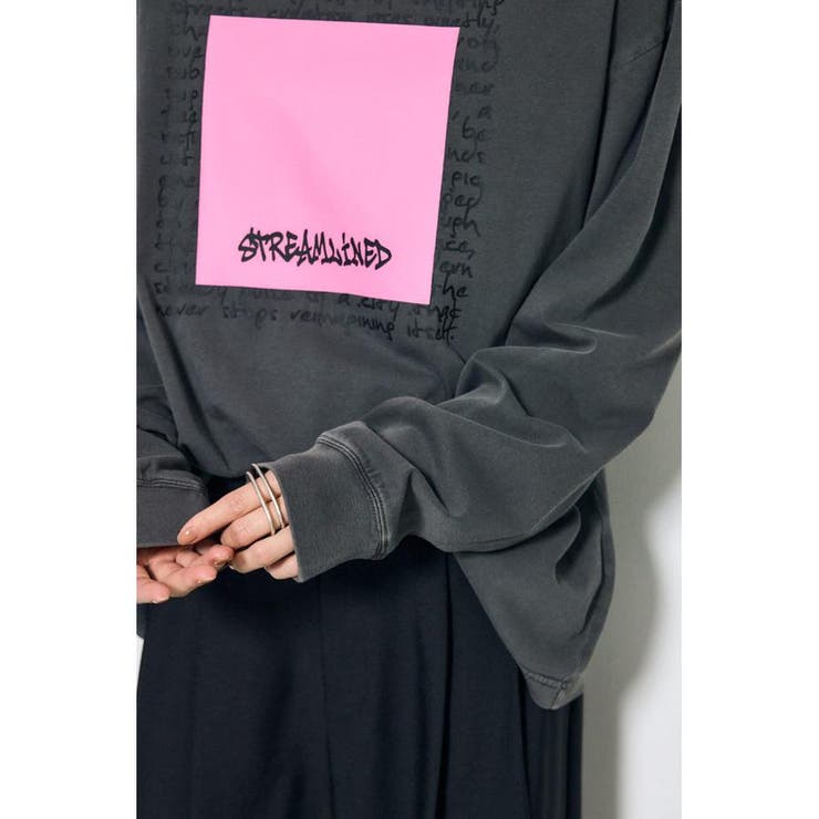 フロントメッセージロゴロンT | AZUL BY MOUSSY | 詳細画像17 