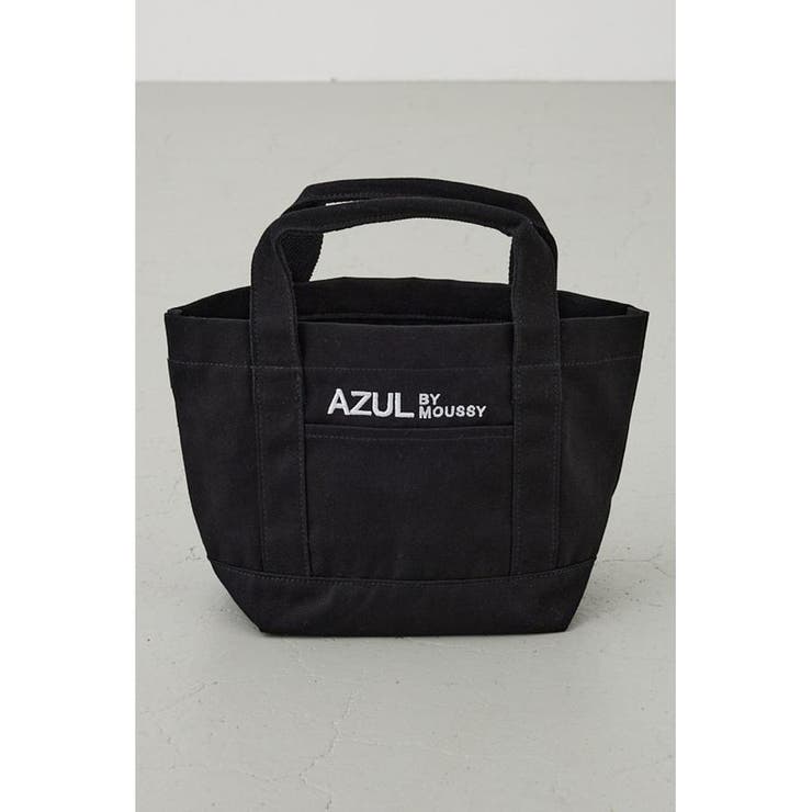 BLK | ロゴ刺繍ミニトートバック | AZUL BY MOUSSY