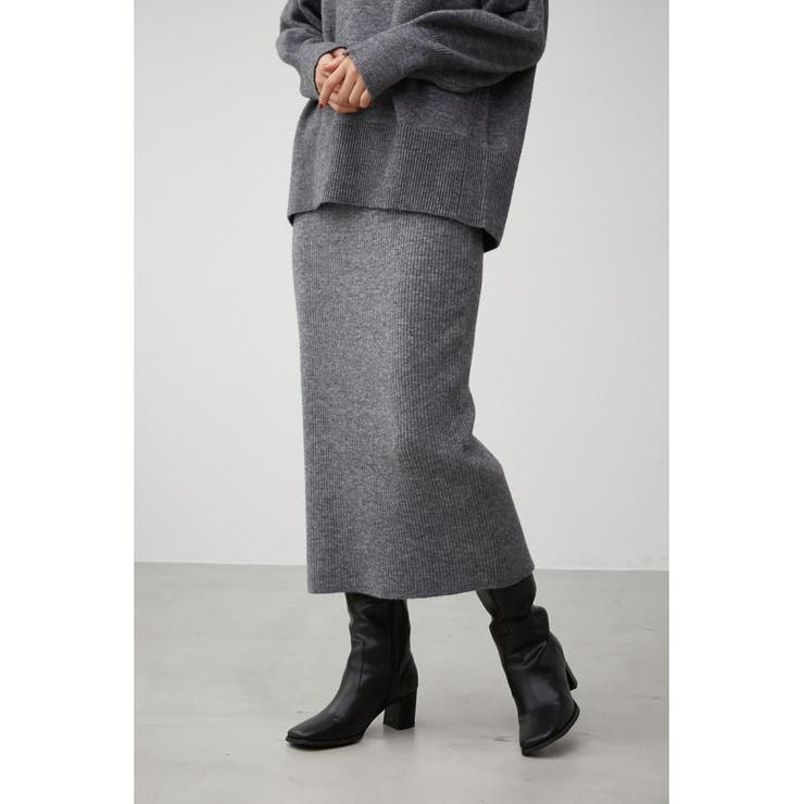 RIB KNIT TIGHT SKIRT | AZUL BY MOUSSY | 詳細画像21 