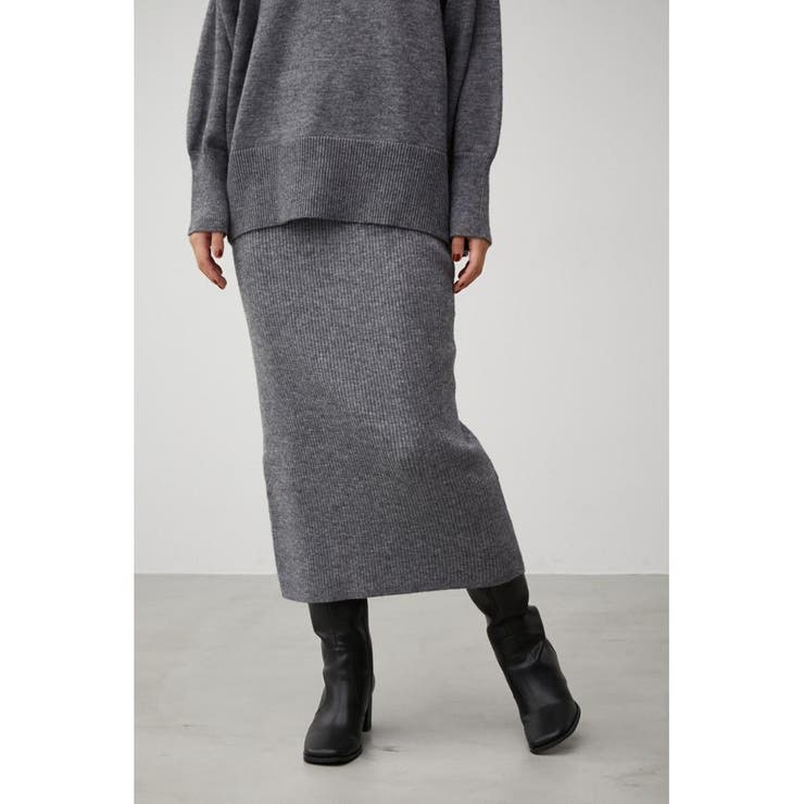 RIB KNIT TIGHT SKIRT | AZUL BY MOUSSY | 詳細画像22 