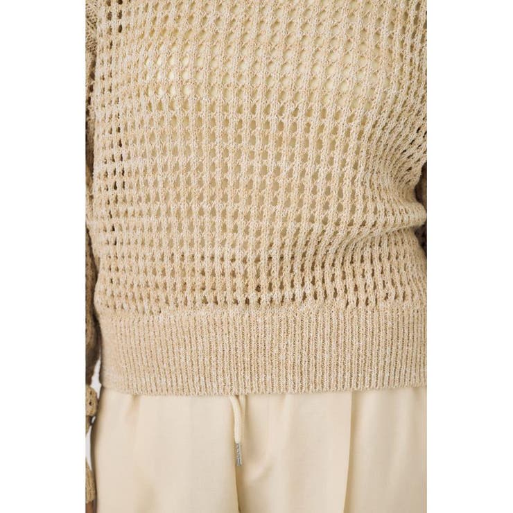 クロップドメッシュニット | AZUL BY MOUSSY | 詳細画像20 