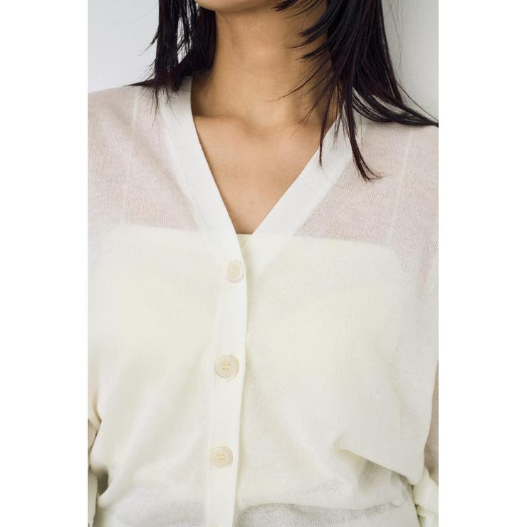 シアーニットカーディガン | AZUL BY MOUSSY | 詳細画像7 