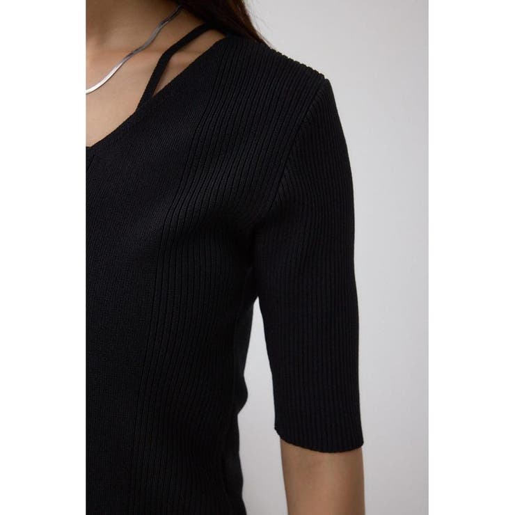 フェイクレイヤードレースアップニット | AZUL BY MOUSSY | 詳細画像9 