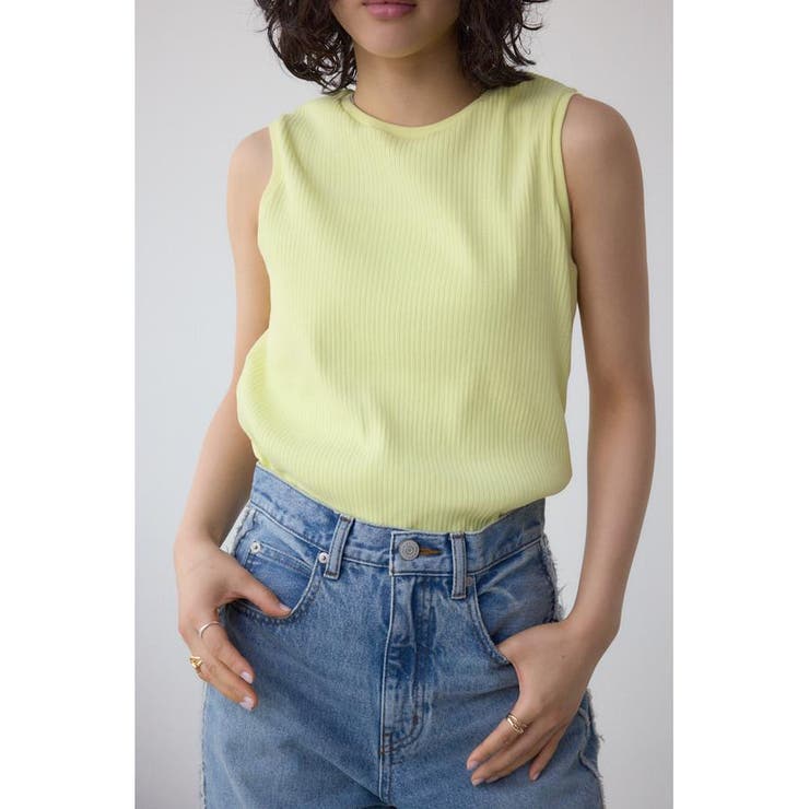 ファインリブタンクトップ[品番：AZLW0023273]｜AZUL BY MOUSSY
