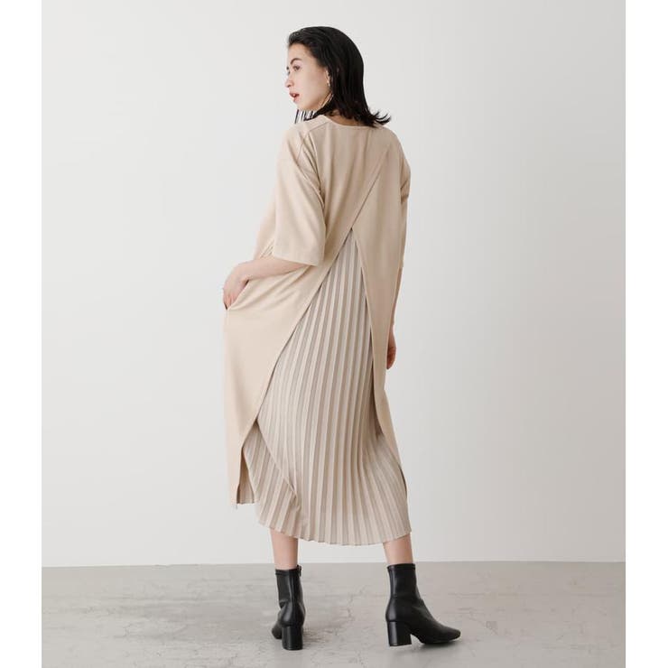 Back Pleats Onepiece 品番 Azlw Azul By Moussy アズール バイマウジー のレディースファッション通販 Shoplist ショップリスト