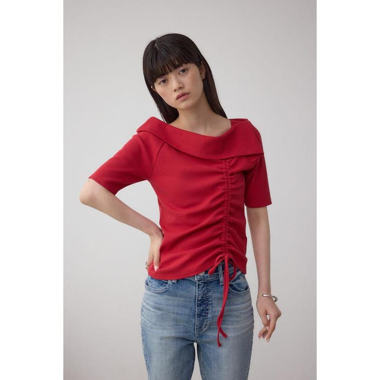 スクエアネックドロストカットトップス | AZUL BY MOUSSY | 詳細画像21 