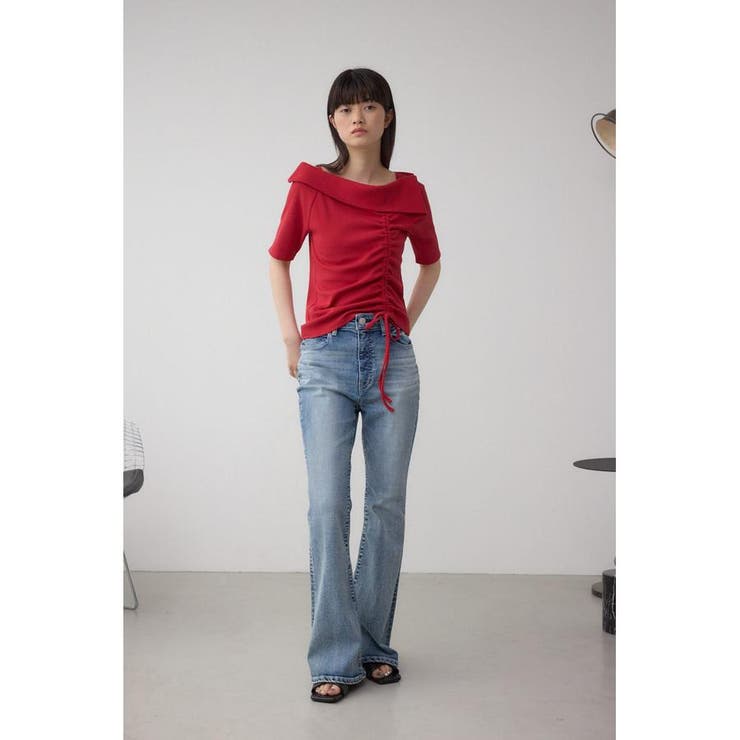 スクエアネックドロストカットトップス | AZUL BY MOUSSY | 詳細画像22 