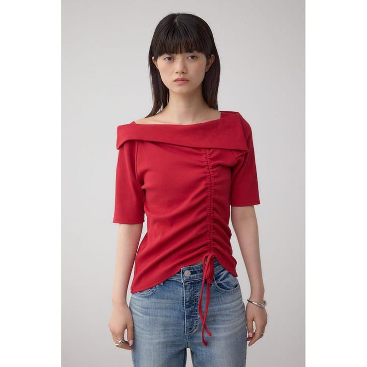 スクエアネックドロストカットトップス | AZUL BY MOUSSY | 詳細画像23 