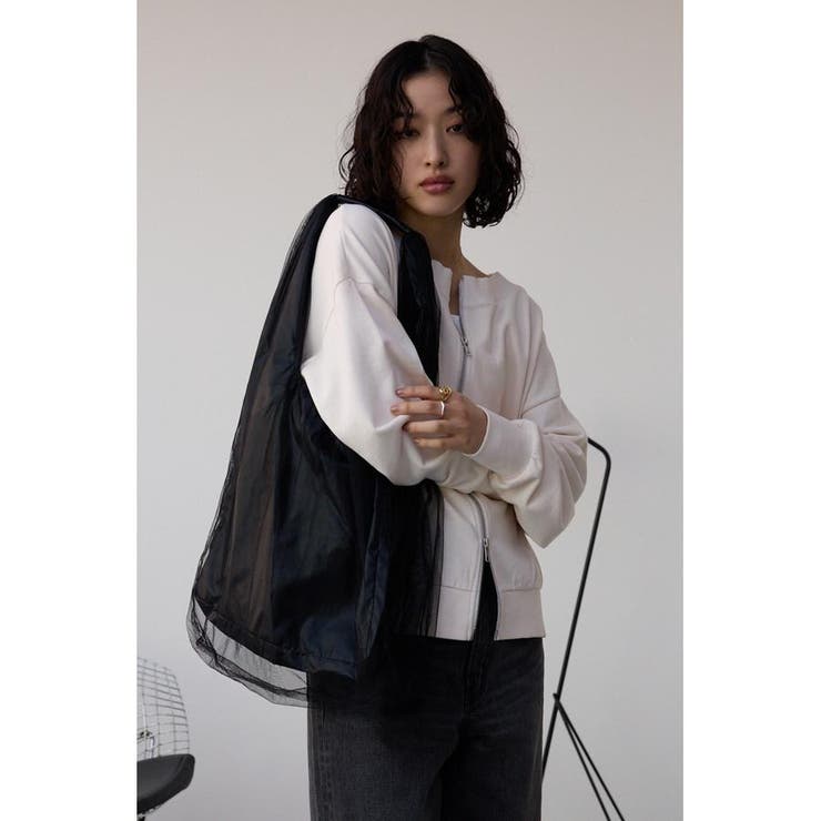 チュールレイヤードトートバッグ | AZUL BY MOUSSY | 詳細画像8 