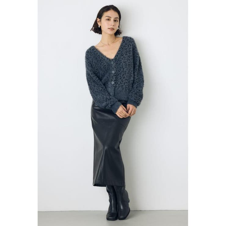 柄アソートニットカーディガン | AZUL BY MOUSSY | 詳細画像12 