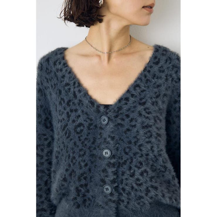 柄アソートニットカーディガン | AZUL BY MOUSSY | 詳細画像13 