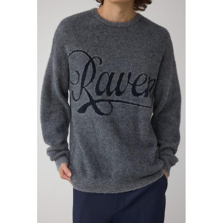 シャギーロゴニット | AZUL BY MOUSSY | 詳細画像1 