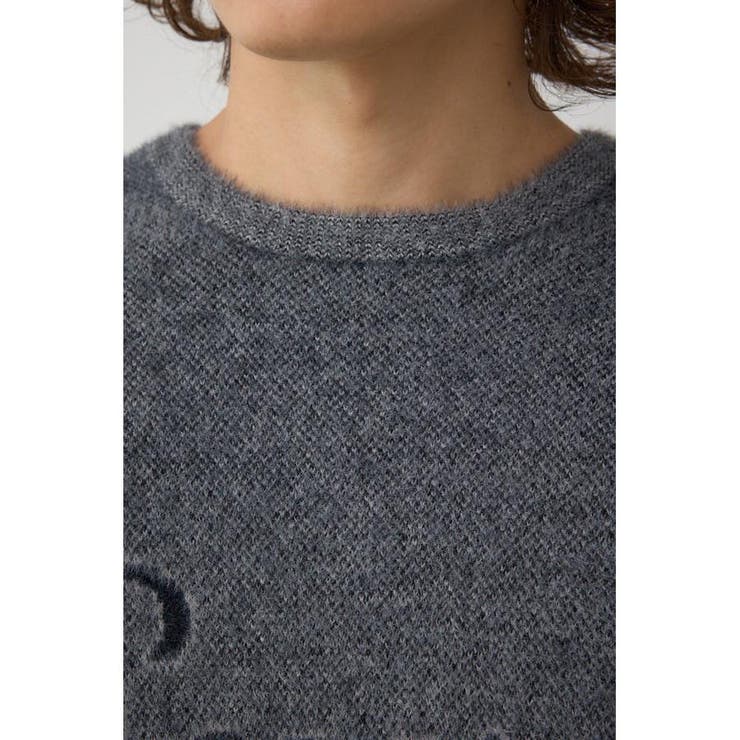 シャギーロゴニット | AZUL BY MOUSSY | 詳細画像9 