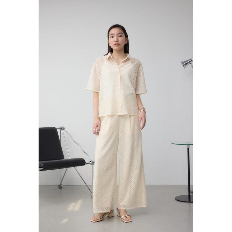 レースワイドパンツ | AZUL BY MOUSSY | 詳細画像3 