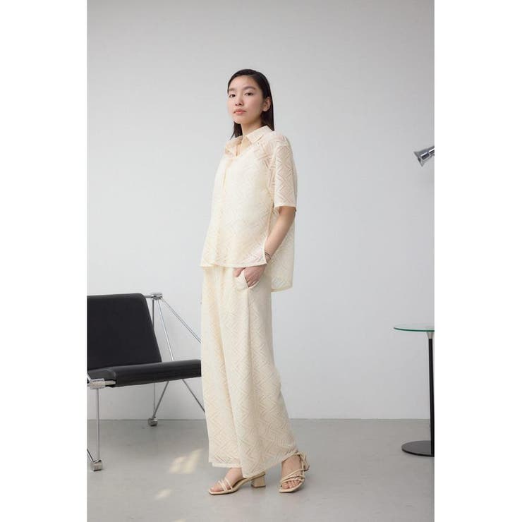 レースワイドパンツ | AZUL BY MOUSSY | 詳細画像4 