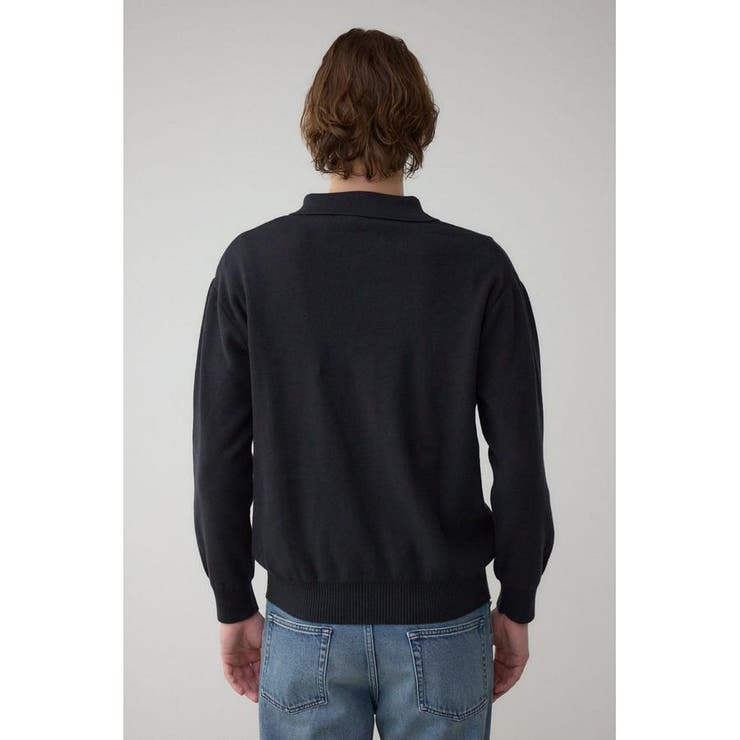 ジップアップ襟付きニットカーディガン | AZUL BY MOUSSY | 詳細画像7 