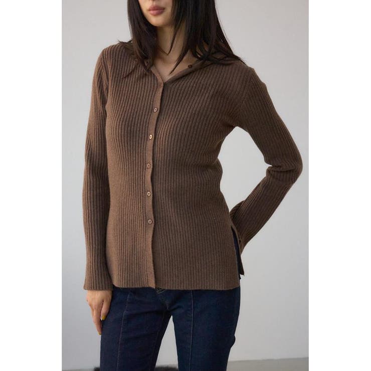 BRN | フーディーカーデ | AZUL BY MOUSSY