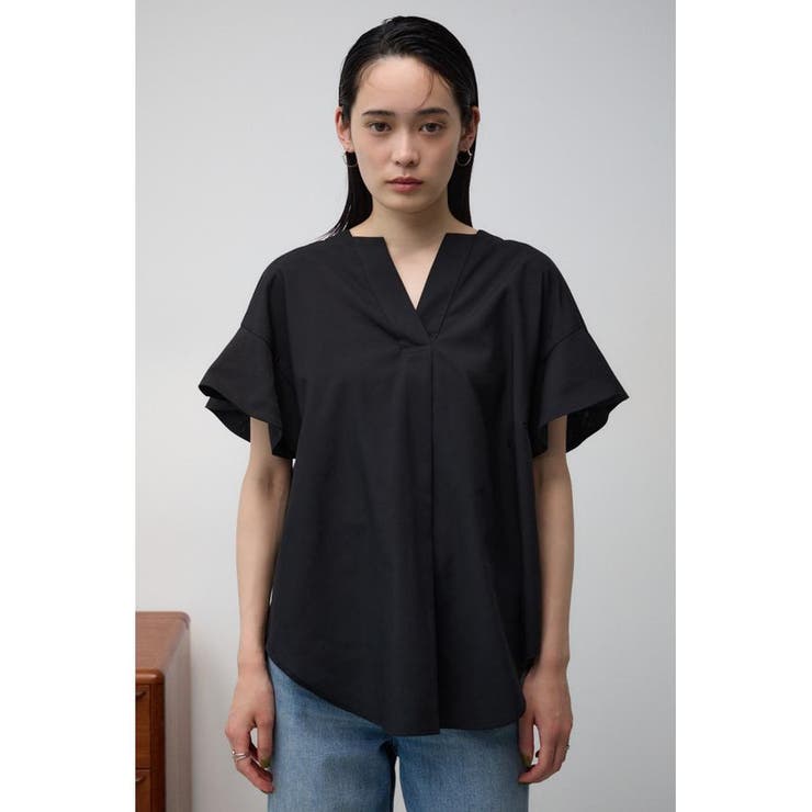 ラッフルスリーブスキッパーブラウス | AZUL BY MOUSSY | 詳細画像17