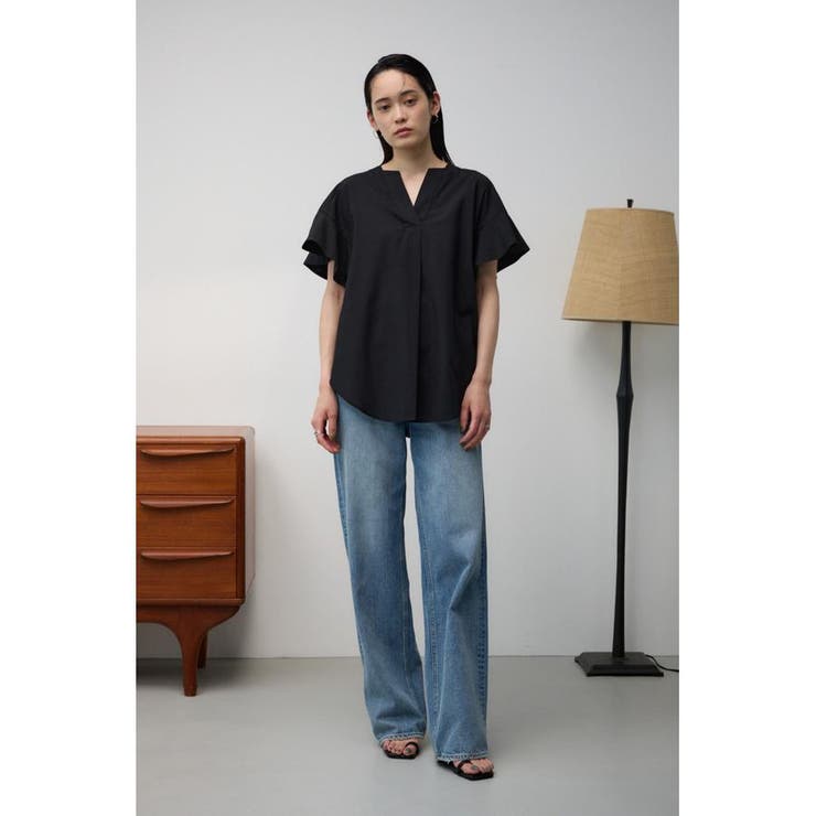 ラッフルスリーブスキッパーブラウス | AZUL BY MOUSSY | 詳細画像16