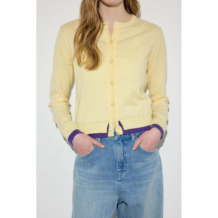 カシミヤミックスレイヤードニットカーデイガン | AZUL BY MOUSSY | 詳細画像27 