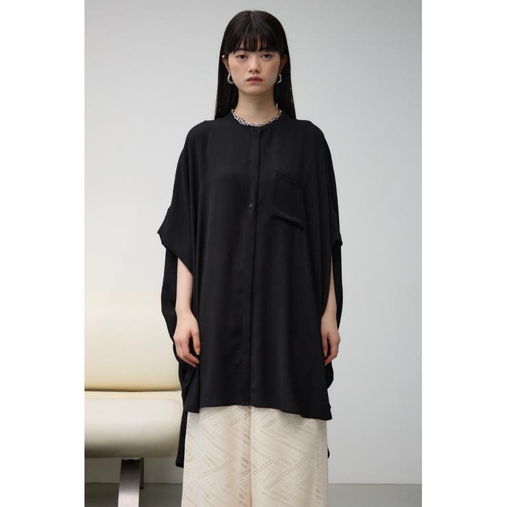 ポンチョ型楊柳シャツ | AZUL BY MOUSSY | 詳細画像14 