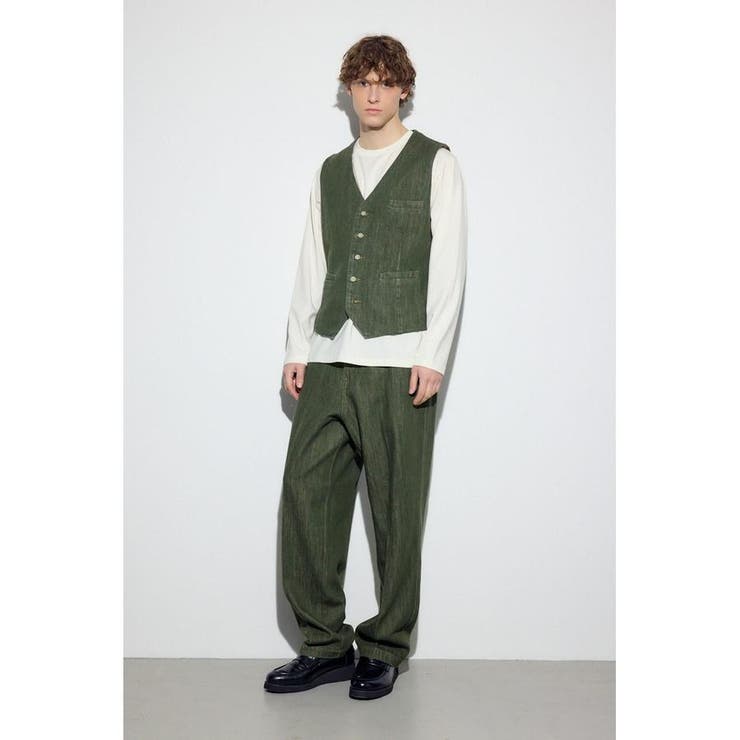 リラックスデニムスラックス | AZUL BY MOUSSY | 詳細画像4 