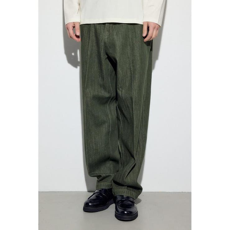 KHA | リラックスデニムスラックス | AZUL BY MOUSSY