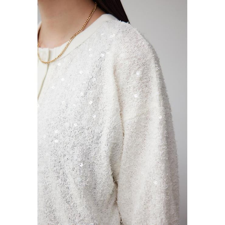 2WAYスパンコールカーディガン[品番：AZLW0022661]｜AZUL BY MOUSSY