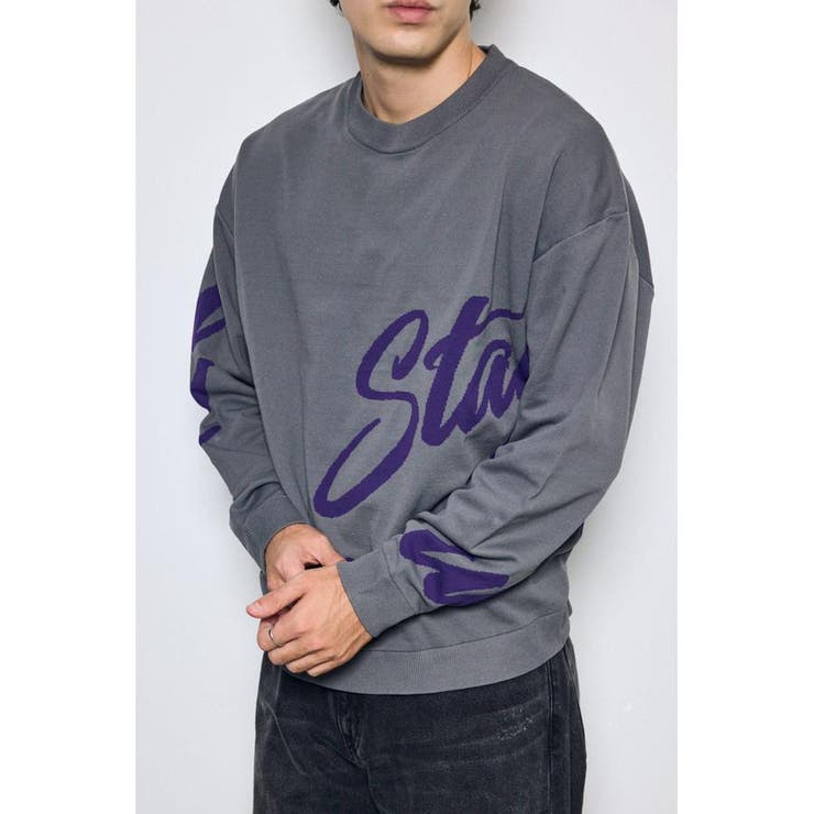 リバーシブル総柄グラフィックニット | AZUL BY MOUSSY | 詳細画像16 