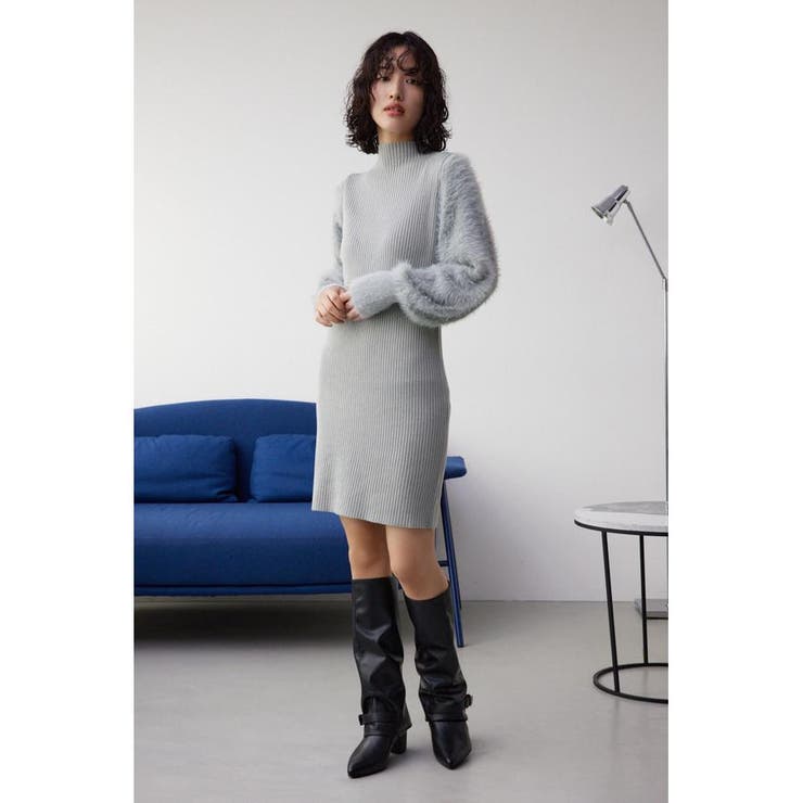 ポインテッドトゥカバーロングブーツ | AZUL BY MOUSSY | 詳細画像3 