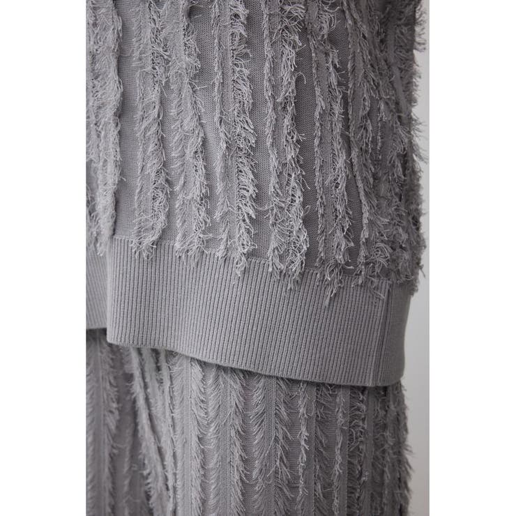 シアーフリンジニットベスト | AZUL BY MOUSSY | 詳細画像29 