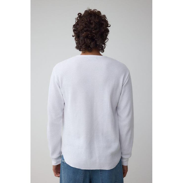 袖刺繍ワッフルトップス | AZUL BY MOUSSY | 詳細画像8 