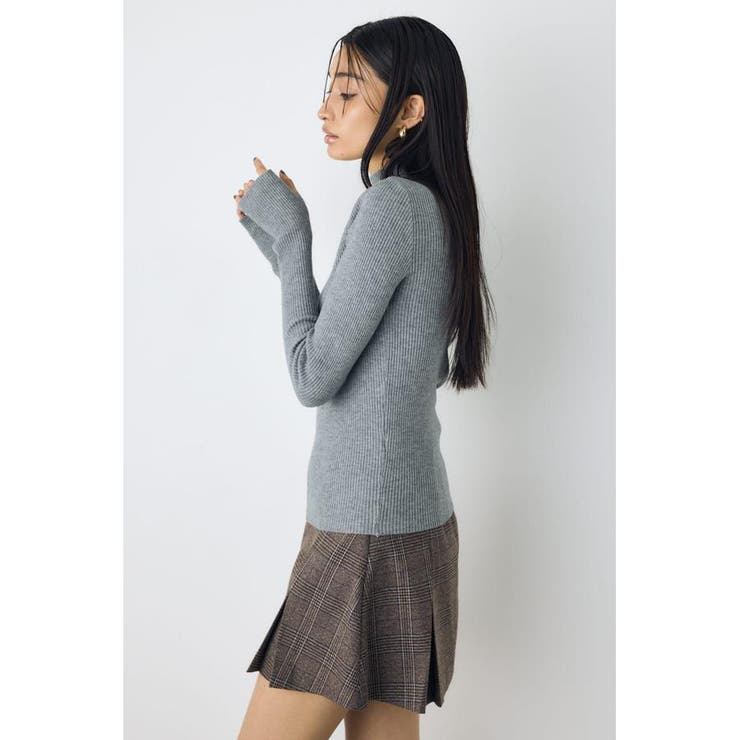 サムホールリブハイネックニット | AZUL BY MOUSSY | 詳細画像26 