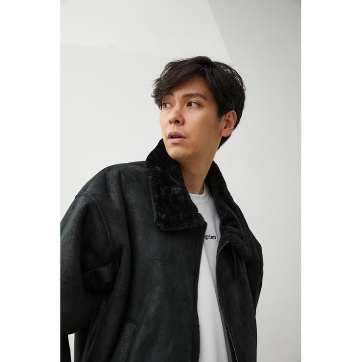 最終値下げ moussy OVERSIZED SHEARING ジャケット | vrealitybolivia.com