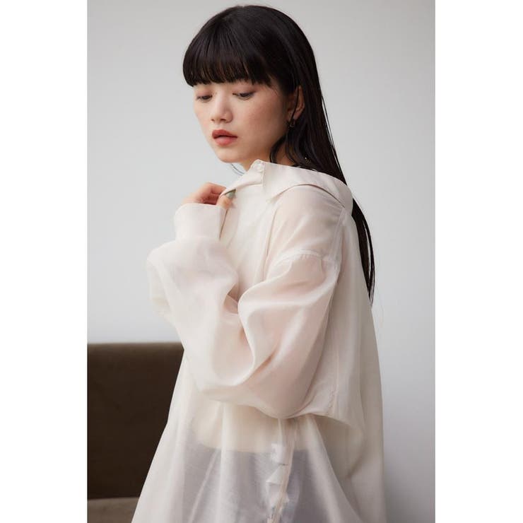 インナーSETオフショルダーシアーシャツ | AZUL BY MOUSSY | 詳細画像39 