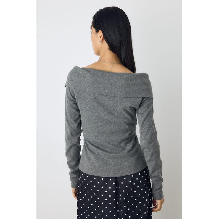 ダブルジップオフショル長袖トップス | AZUL BY MOUSSY | 詳細画像19 