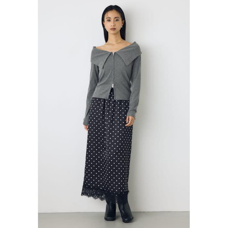 ダブルジップオフショル長袖トップス | AZUL BY MOUSSY | 詳細画像20 