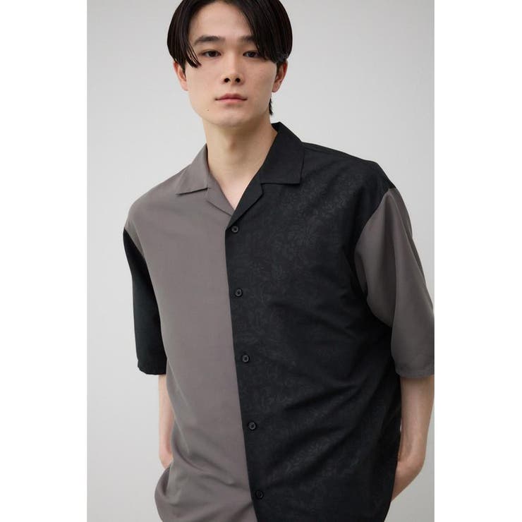 接触冷感フェイクスウェードバイカラーシャツ | AZUL BY MOUSSY | 詳細画像22 