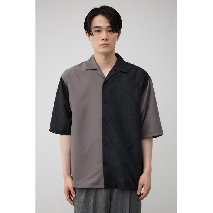 接触冷感フェイクスウェードバイカラーシャツ | AZUL BY MOUSSY | 詳細画像25 