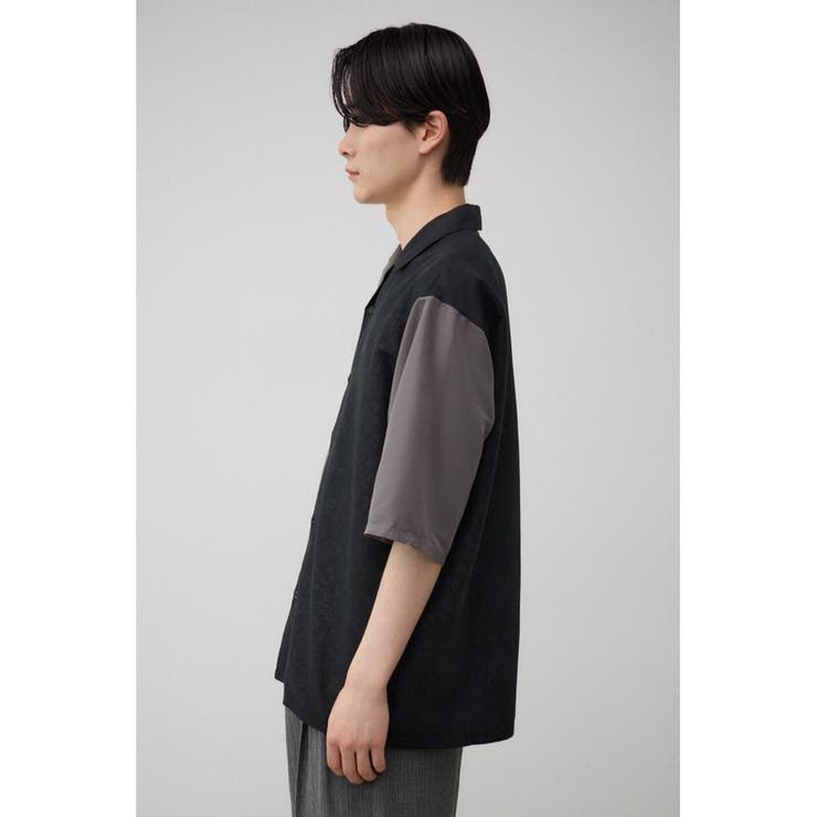 接触冷感フェイクスウェードバイカラーシャツ | AZUL BY MOUSSY | 詳細画像26 
