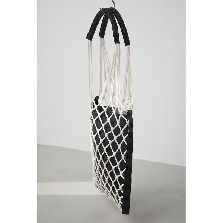 PIPING MACRAME NET BAG | AZUL BY MOUSSY | 詳細画像1 