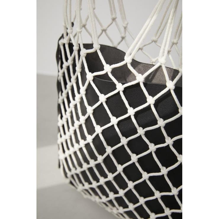 PIPING MACRAME NET BAG | AZUL BY MOUSSY | 詳細画像2 
