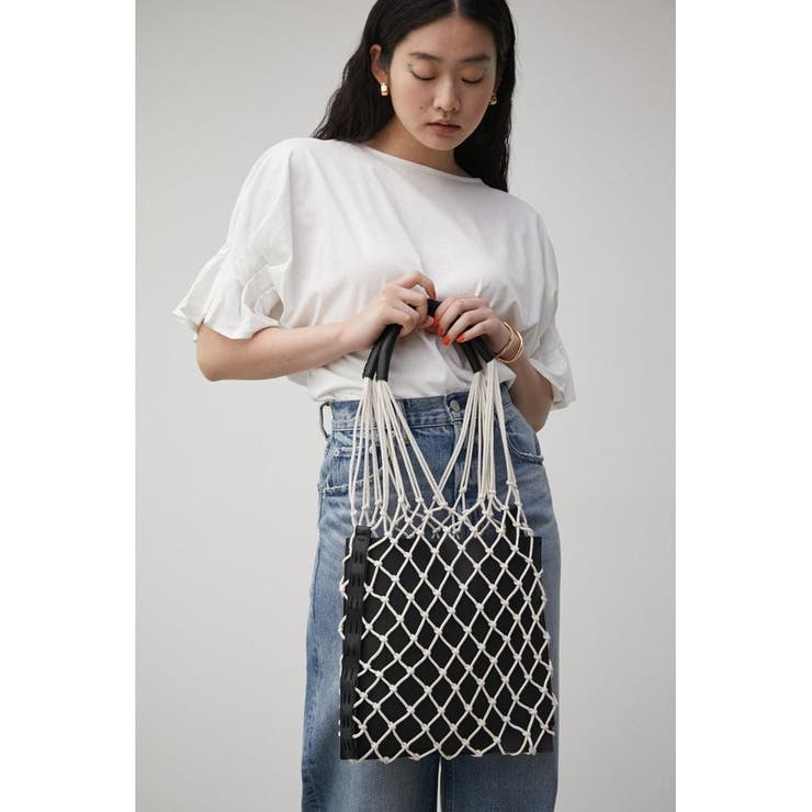 PIPING MACRAME NET BAG | AZUL BY MOUSSY | 詳細画像6 