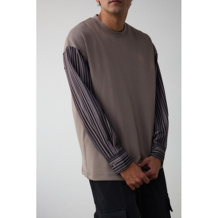 シャツレイヤードポンチトップス | AZUL BY MOUSSY | 詳細画像13 