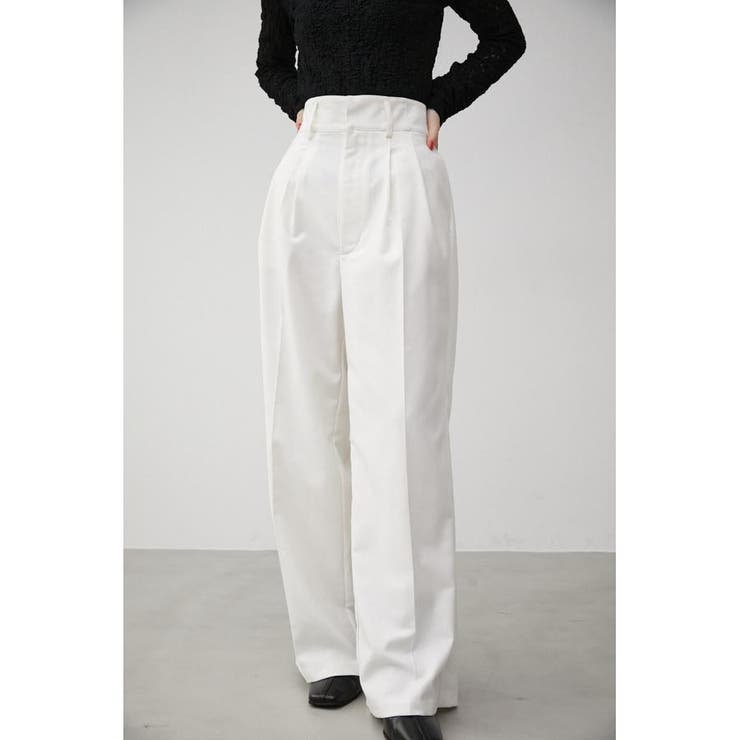 FRONT DARTS HIGH WAIST PANTS | AZUL BY MOUSSY | 詳細画像1 