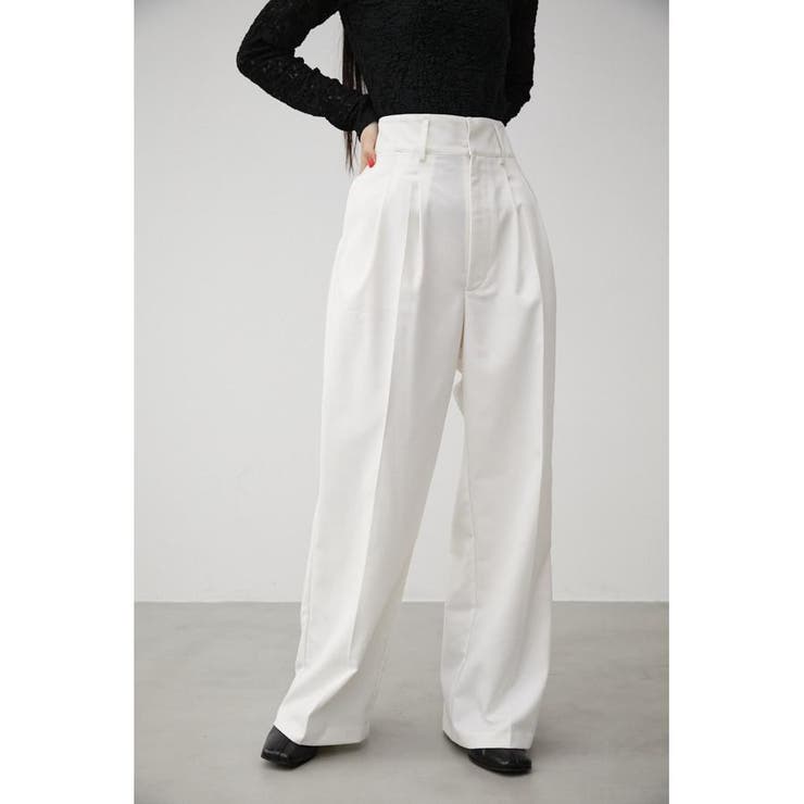FRONT DARTS HIGH WAIST PANTS | AZUL BY MOUSSY | 詳細画像2 