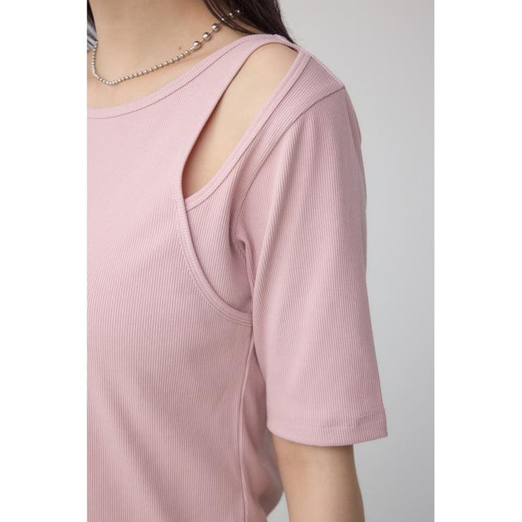 デザインネックショートTシャツ | AZUL BY MOUSSY | 詳細画像28 