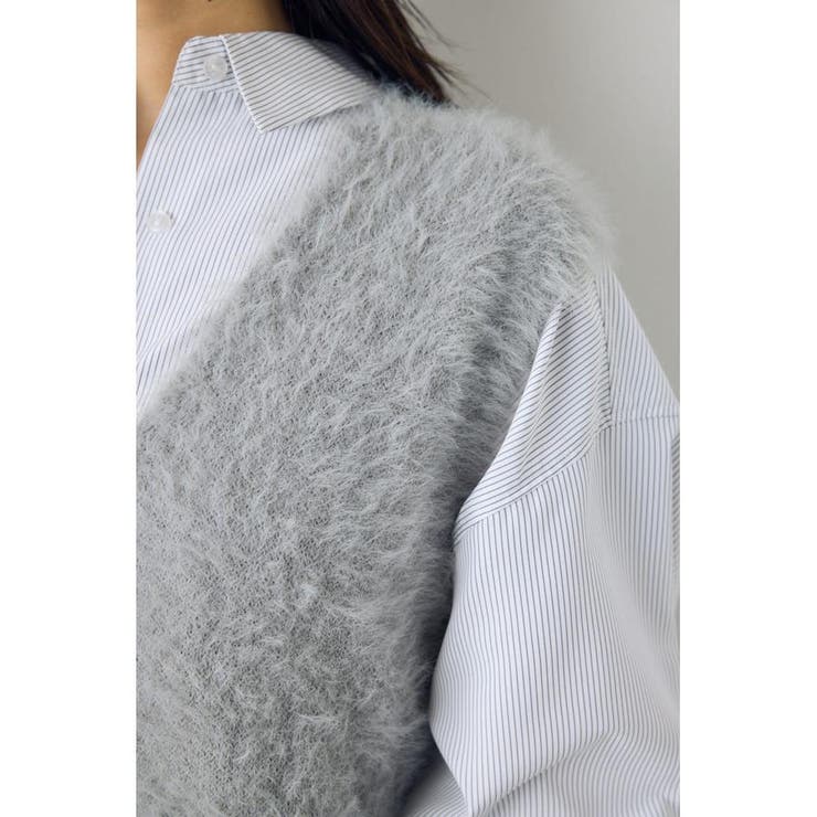 シャギーニットベスト | AZUL BY MOUSSY | 詳細画像25 