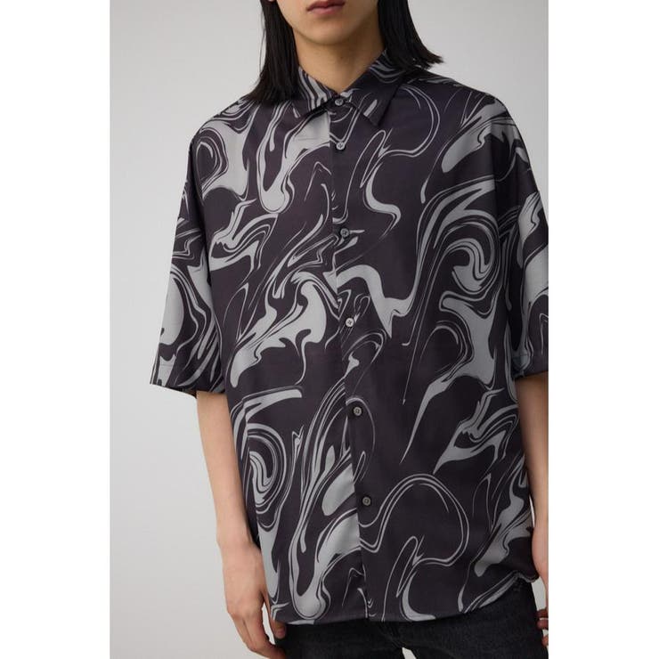 M/BLK7 | ジョーゼットジェネラルシャツ | AZUL BY MOUSSY